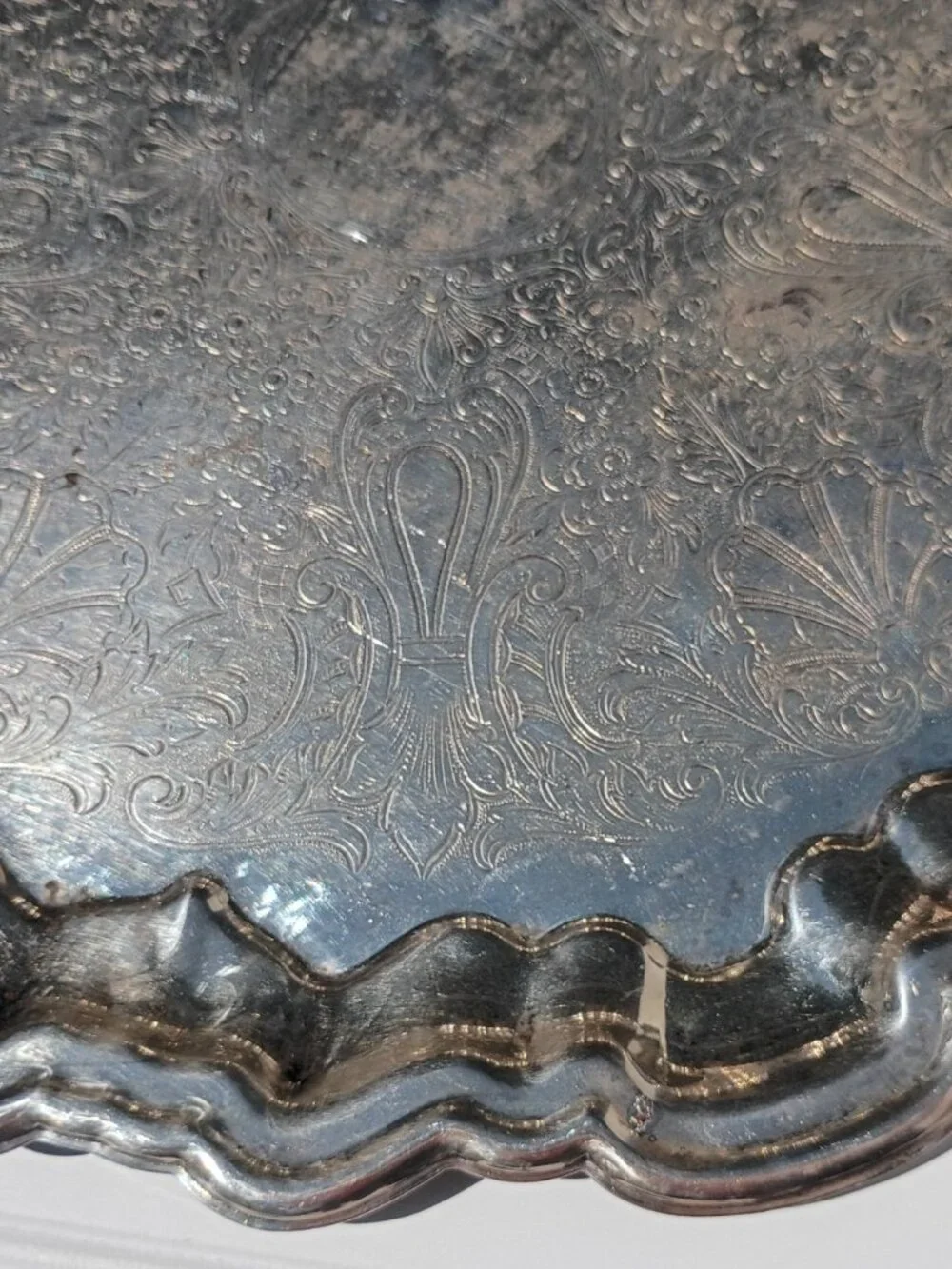 Vintage Silverplate Serving Tray Platter 16